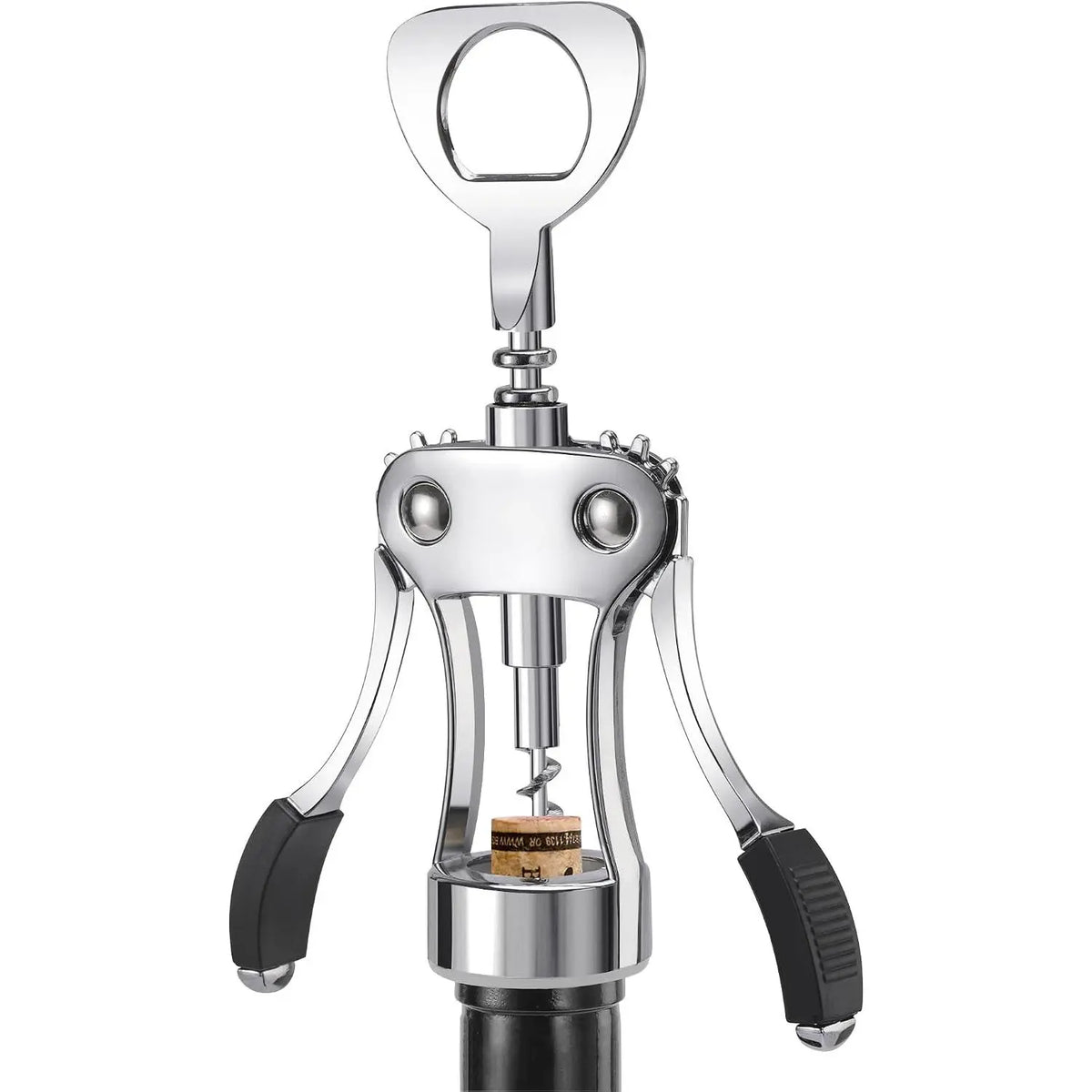 Multifunctional Bottle Opener with Handle and Screw, Kitchen & Home Bar Accessory